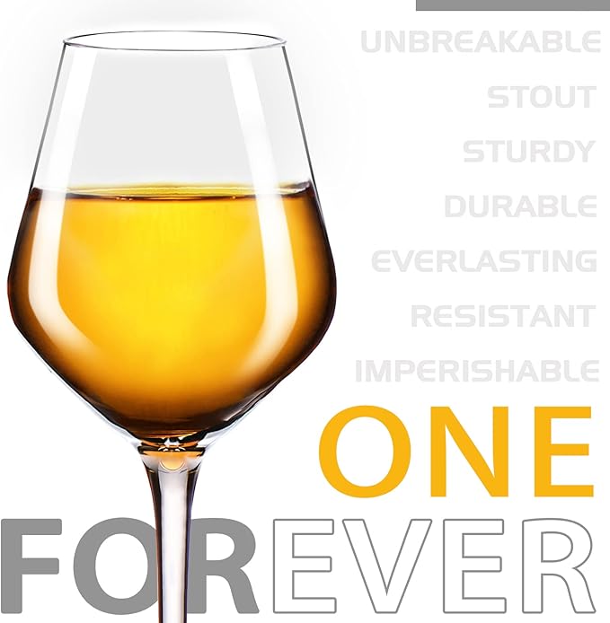 Plastic Wine Glasses Set of 4(15oz) |Unbreakable Wine Glasses with Stem|100% Tritan & BPA Free |Dishwasher Safe| Awesome For Pool, Beach, Travel, Pool, Camping, Beach, Picnic, Everyday Use.