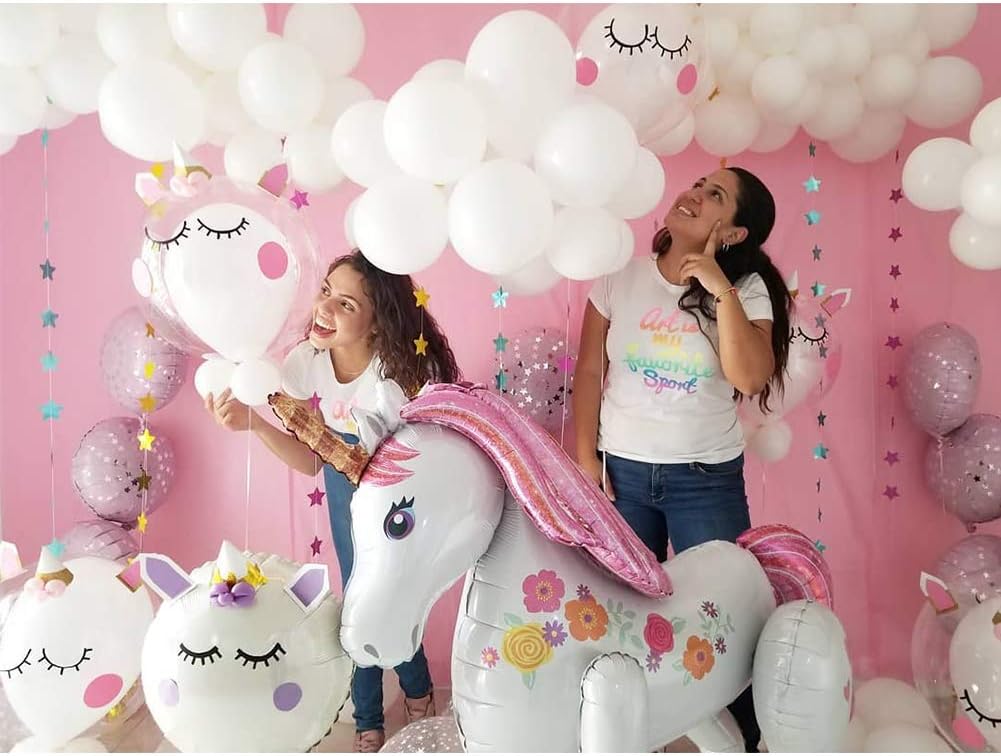BEISHIDA 200Pcs Pastel White Balloons 5 Inch Mini Thicken Light Macaron White Latex Balloon for Birthday Wedding Reception Bridal Shower Party Decorations Supplies