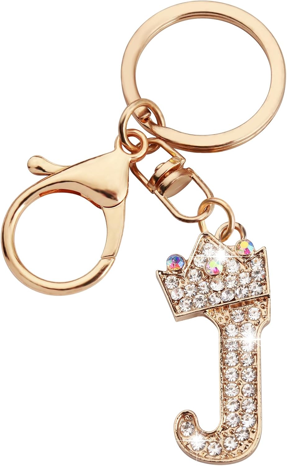 ChunlongFour Initial Letter Keychain for Women Girl Bag Charm Butterfly Tassel Keychain for Wallet Car Key Backpack Handbag