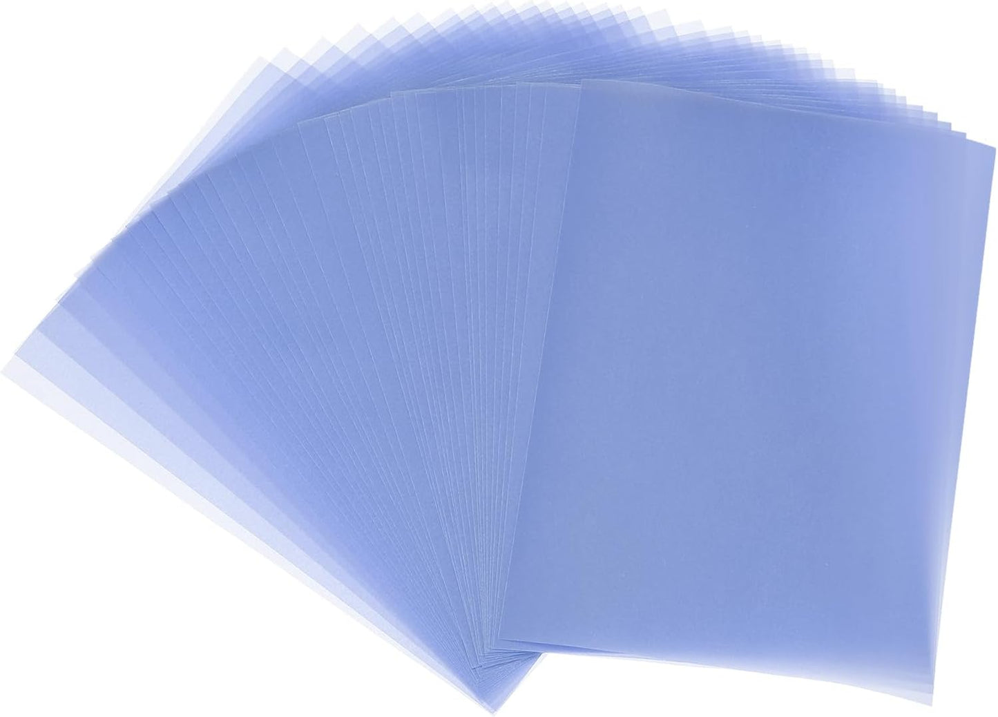 PATIKIL Vellum Paper 65 Sheets 5x7, Navy Blue Translucent Vellum Paper Printable 100GSM for Invitations Printing