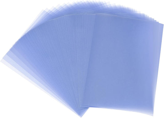 PATIKIL Vellum Paper 65 Sheets 5x7, Navy Blue Translucent Vellum Paper Printable 100GSM for Invitations Printing