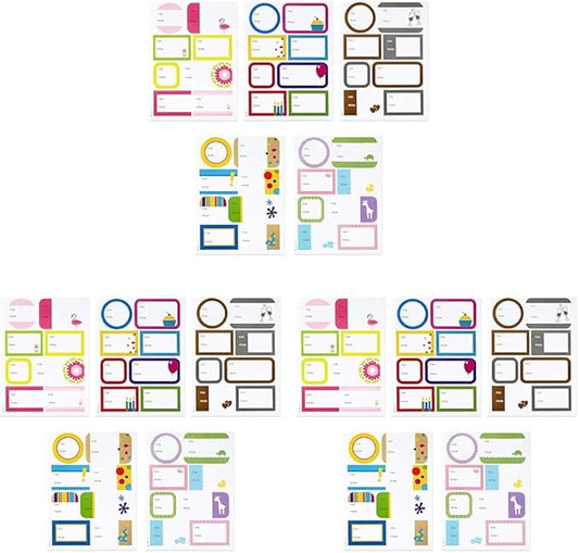 Hallmark Gift Tag Stickers - All Occasion (80 Labels, 5 Designs) for Birthdays, Engagements, Weddings, Baby Showers, Any Occasion (Pack of 3)
