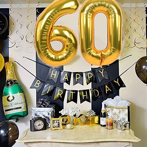 TONIFUL 40 Inch Large Gold Number 18 Balloons Giant Digital 18 or 81 Helium Balloons, Foil Mylar Big Number Balloons for 18th or 81st Birthday Party 18th or 81st Anniversary Supplies Decorations