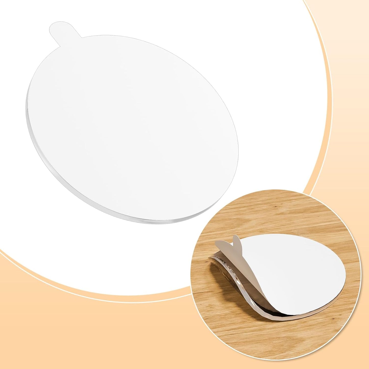 84 Pcs Nano Tape Rounds | 1.18" Diameter Circle Dots with Pull Tabs for Common Hooks, Crafts, Whiteboards Double Sided Tape Mounting Putty Poster Decoration Picture Hanging Crafting Party