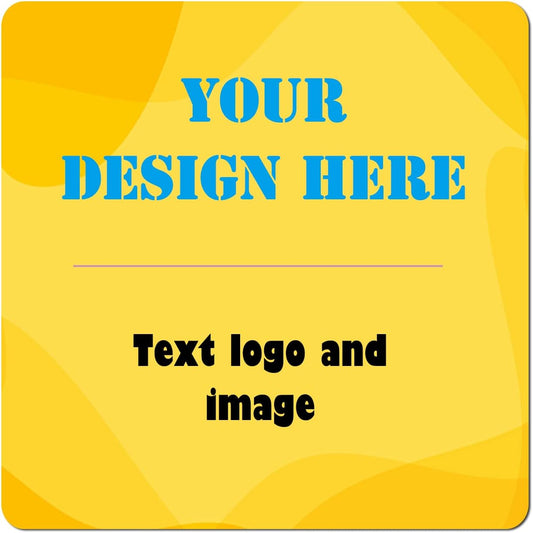 JOVELLO 100-1000 Custom Stickers - Personalized Labels Stickers with Image Logo and Text(Square,1 Inch)