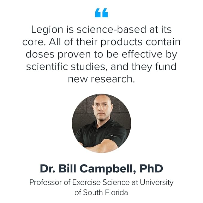Legion Chocolate Chip Cookie Dough Protein Bar - 100% Whey Protein Bars Low Sugar High Protein with Prebiotic Fiber - Soy-Free, Gluten Free, Naturally Flavored, Low Fat, High Protein Bars (12 Count)