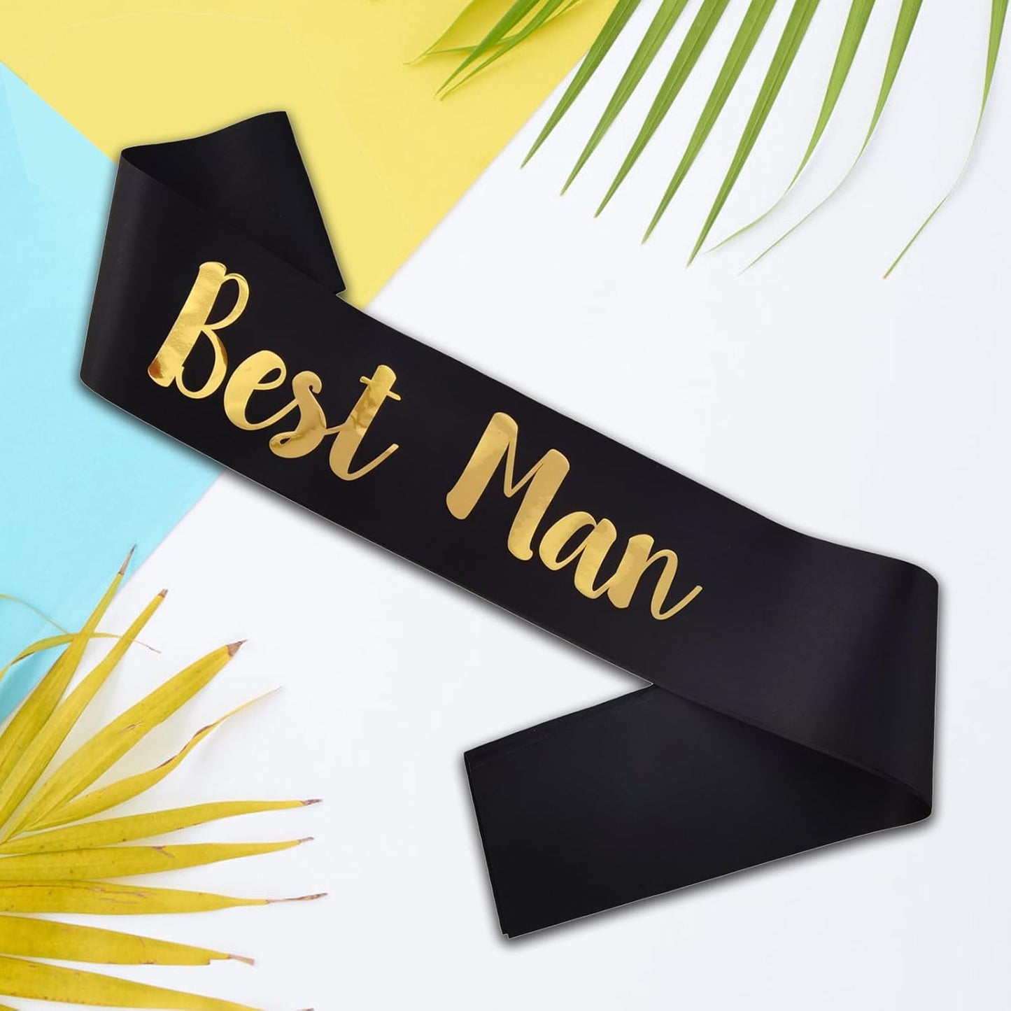 Best Man Sash, Funny Bachelorette Sashes for Bachelor Party Accessories for Best Man, Groomsmen Team Groom