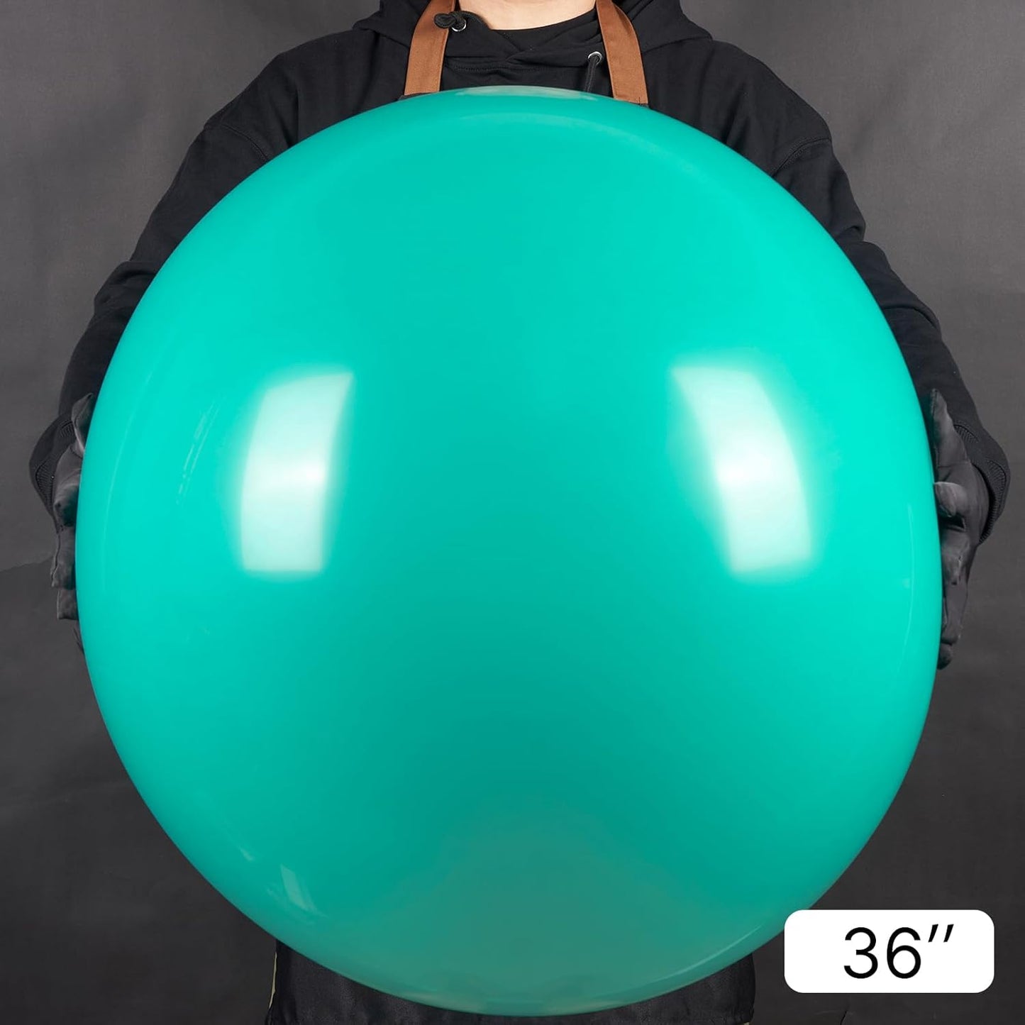PartyWoo Teal Balloons 4 pcs 36 Inch Extra Large Big Jumbo Giant Turquoise Aqua Blue Teal Latex Helium Balloons for Graduation Wedding Baby Shower Birthday Party Decorations Teal-Y69