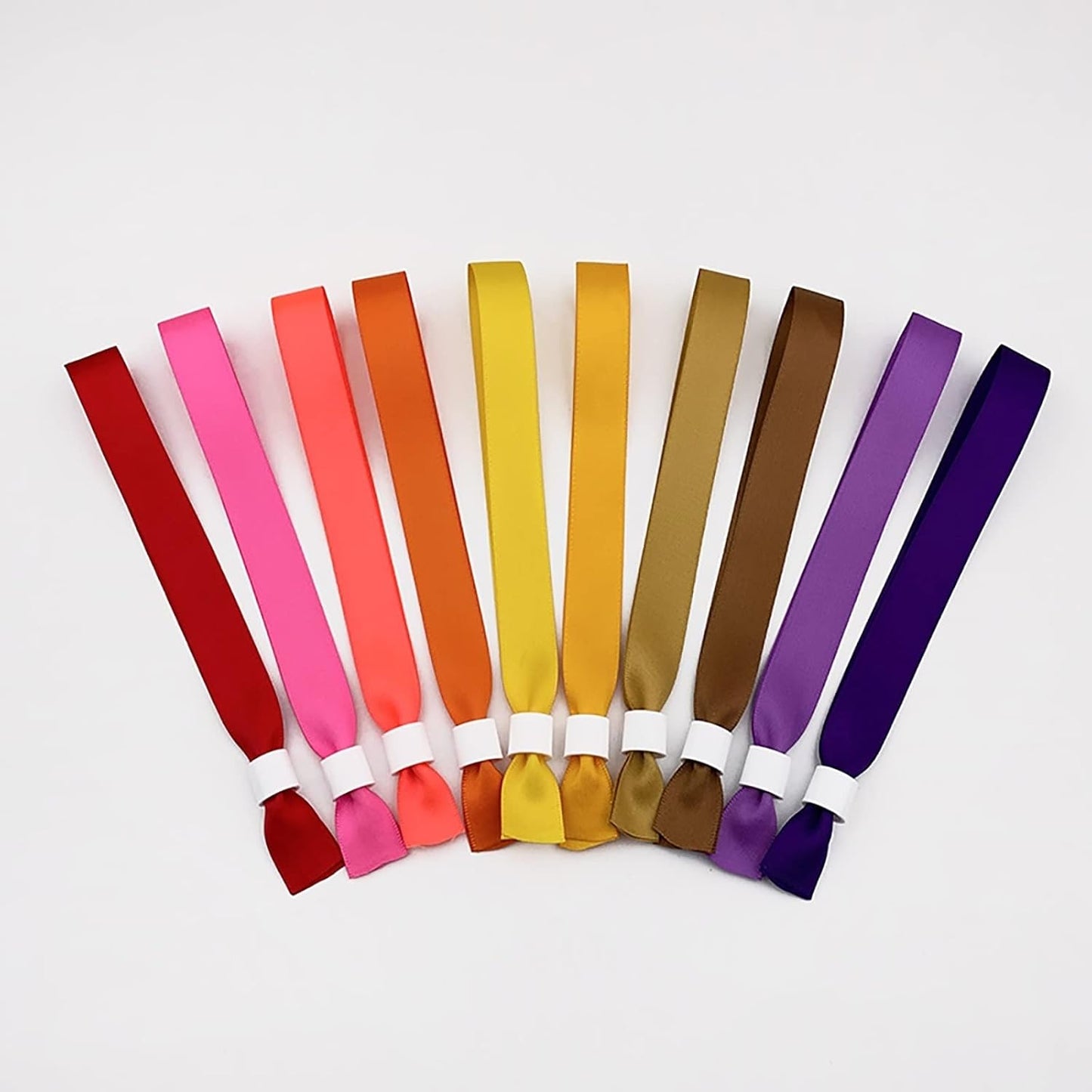 100 Pack Wrist Bands - Neon Orange Wristbands for Events,Wristbands for Concerts Festival Admission Party 13.7” x 0.59”