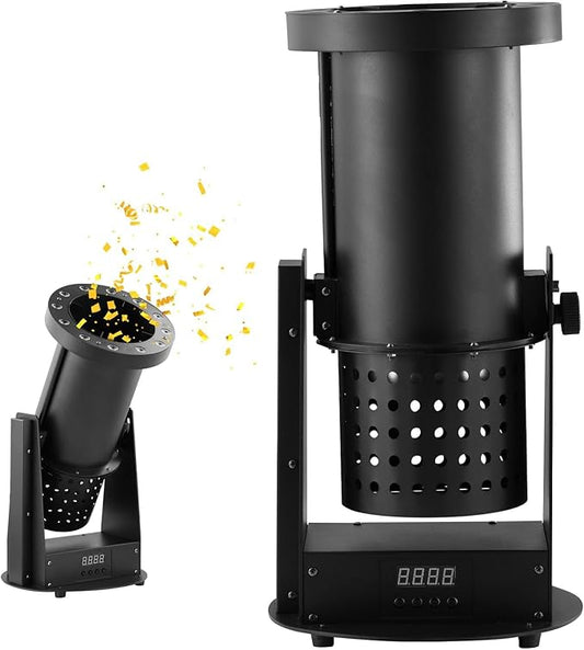 1500w Confetti Cannon Machine Professional Electric Confetti launchers Shooter With Wireless Remote,Loads Up To 2lbs Of Confetti Shoots Up To 30ft For Special Event, Parties, Club, Wedding, Concerts