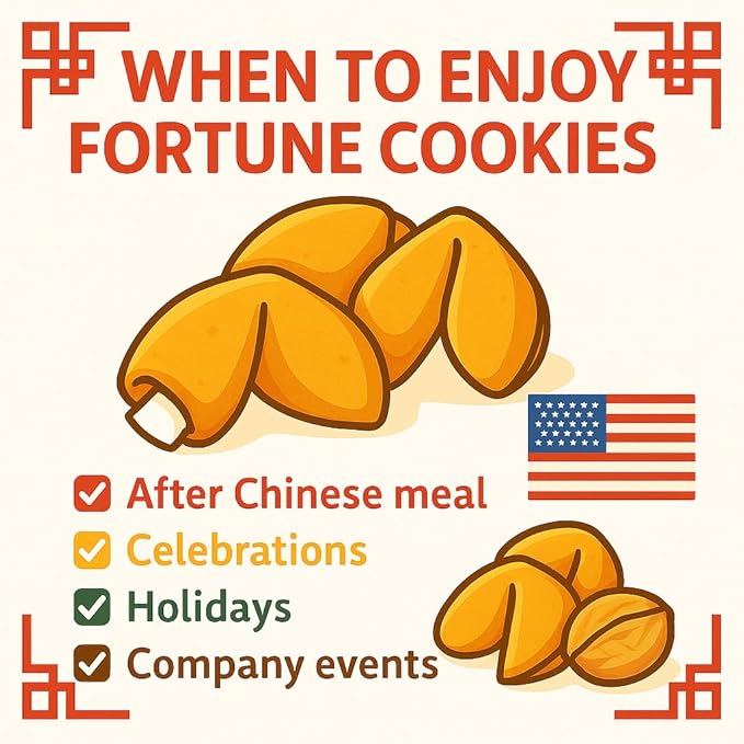 Sky | Fortune Cookies 50Pk | Premium USA Baked, Bulk Fortune Cookies Individually Wrapped