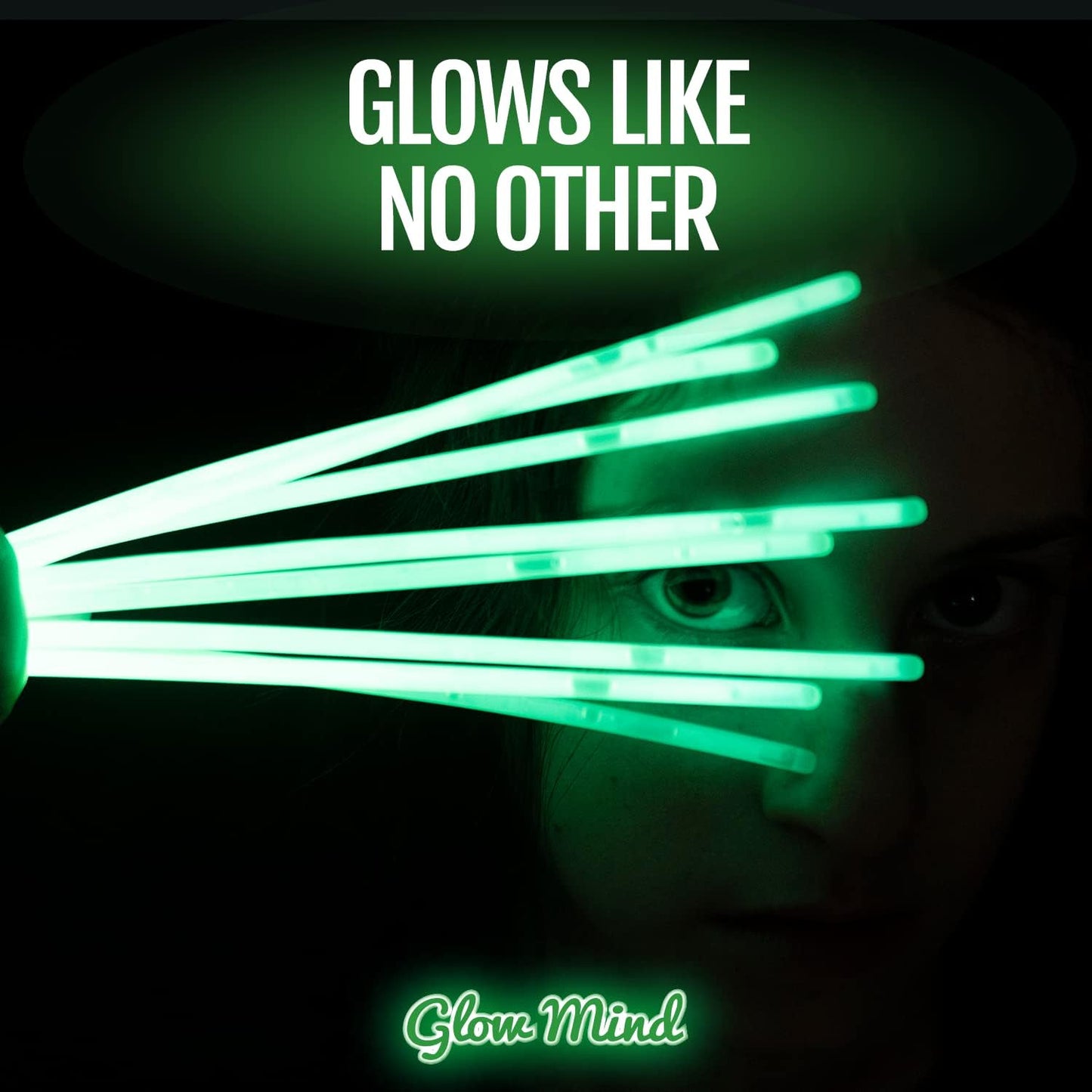 100 Ultra Bright Glow Sticks Bulk Party Pack - Halloween Glow in the Dark Party Supplies Pack - 8" Glowsticks Party Favors with Bracelets and Necklaces