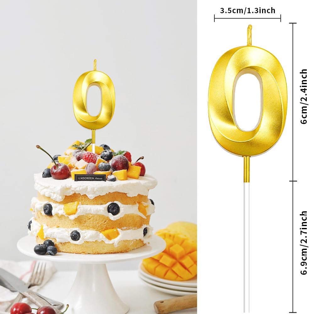 10th Birthday Candle Number 10 Candle 10 Birthday Candle Birthday Candles Numbers 10th Birthday Decorations for Boys 10th Birthday Cake Topper 3D Design Number Birthday Candles Gold Candles Birthday