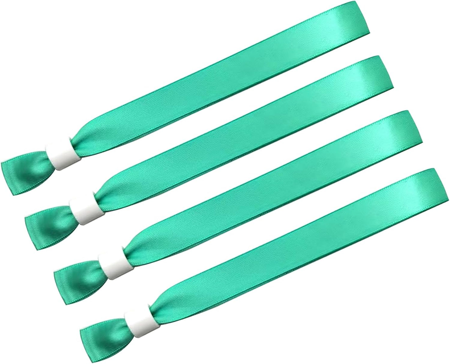 100 Pack Wrist Bands - Water Green Wristbands for Events,Wristbands for Concerts Festival Admission Party 13.7” x 0.59”