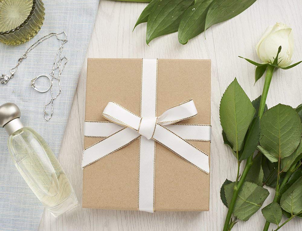 MESHA Brown Jewelry Gift Boxes with Lids 10 PC, 6x5x1 Cotton Filled Jewelry Boxes, Necklace Gift Box, Bracelet Gift Box, Earring Box, Bulk Jewelry Boxes for Shipping, Small Business, Accessories