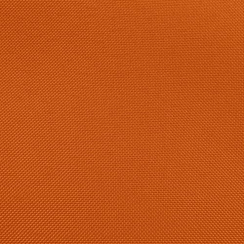 Ultimate Textile Pleat Polyester Fabric Table Skirt - Machine Washable, Flame Resistant, Cut & Sewn in NJ, Desk Skirt - Orange, 17' Box Pleat x 42" h