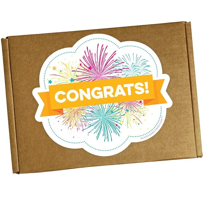 Hangry Kits Congratulations Gifts For Men And Women - Send-Congratulations Gift Basket Care Package To A Friend Or Loved One. Delicious Variety Of Comforting Snacks
