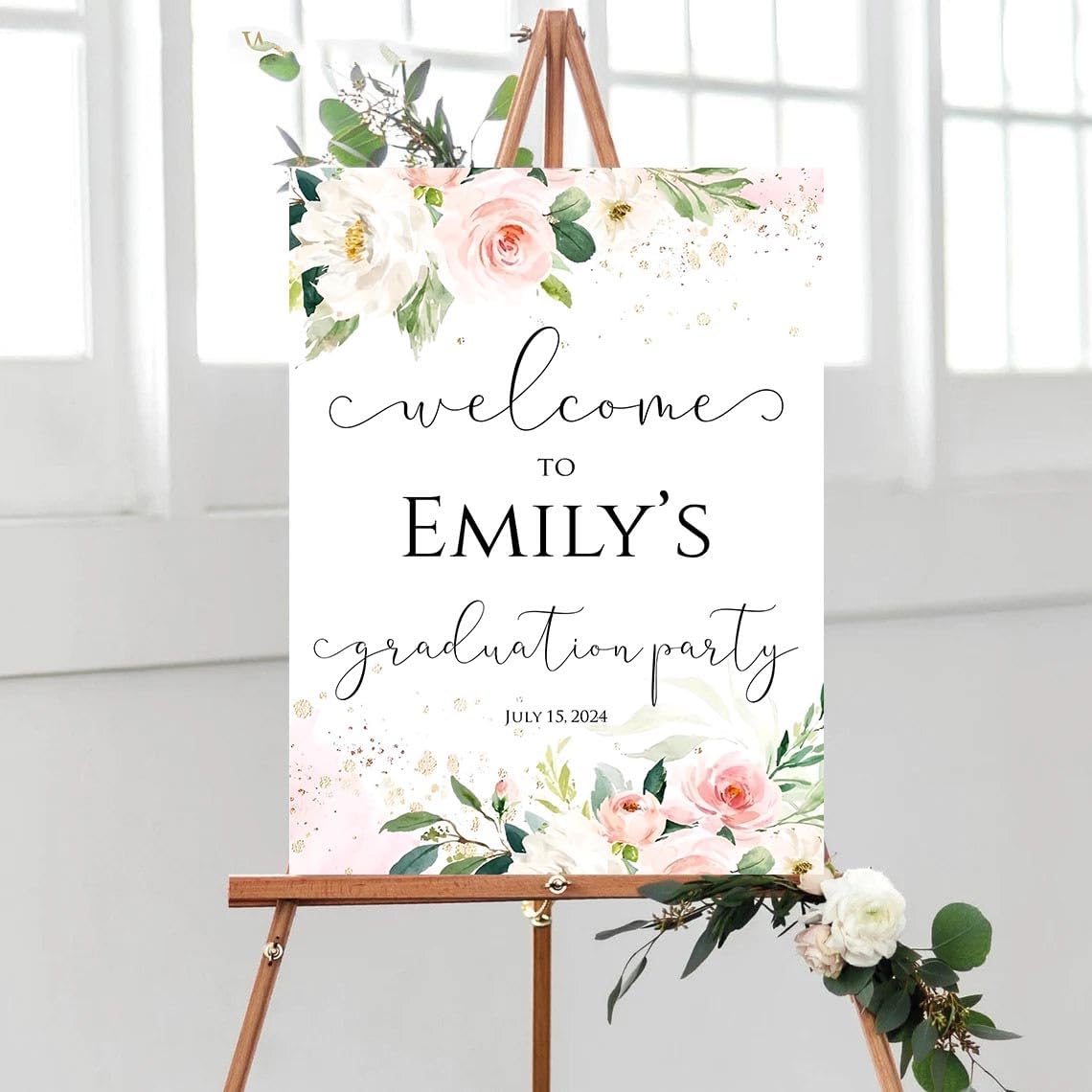 Personalized Graduation Party Welcome Sign, Graduation Party Decorations, Graduation Party Sign, Graduation Party Yard Sign, Graduation Party Decor #9, Version-09