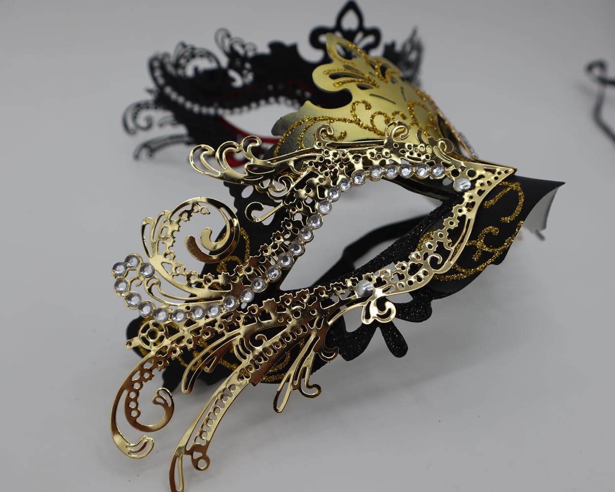 Couple Masquerade Mask Set - Venetian Style Masks for Halloween, Costume Parties and Carnival