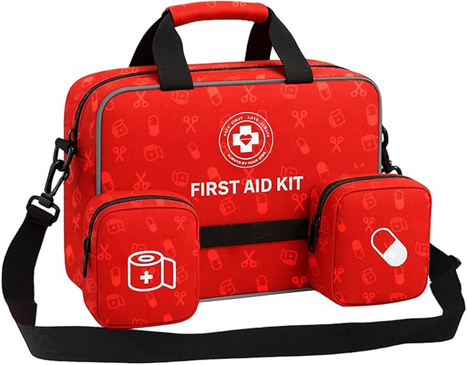 All-in-One Premium 530 Piece Emergency First Aid Kit, Large Medical Kit for Home, Car, Camping, Travel, Hiking, Sports & Outdoor