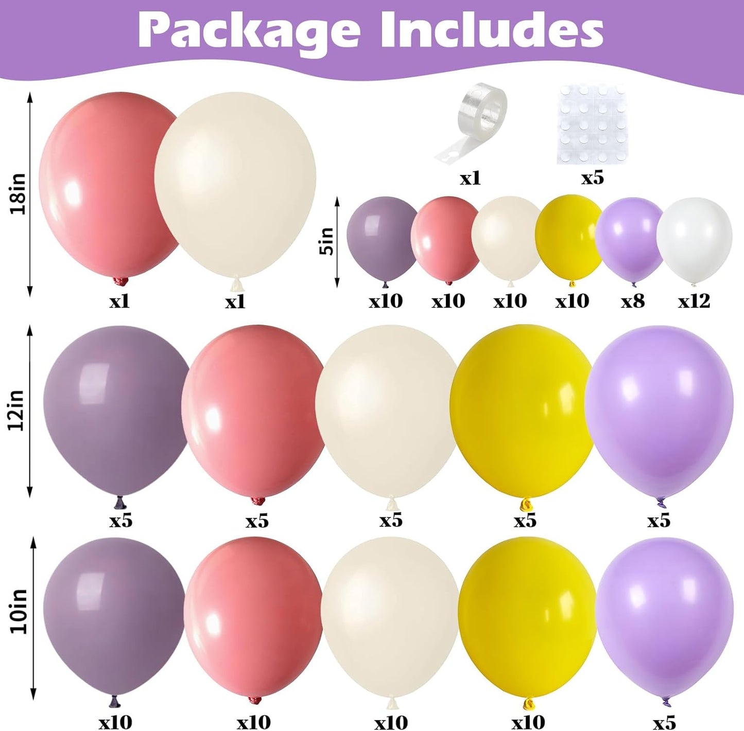 Dusty Pink Purple Balloons Arch Yellow White Balloon Groovy Theme Birthday Party Decorations Pastel Purple Beige Latex Helium Balloons Flower Disco Party Decor Wedding Baby Shower