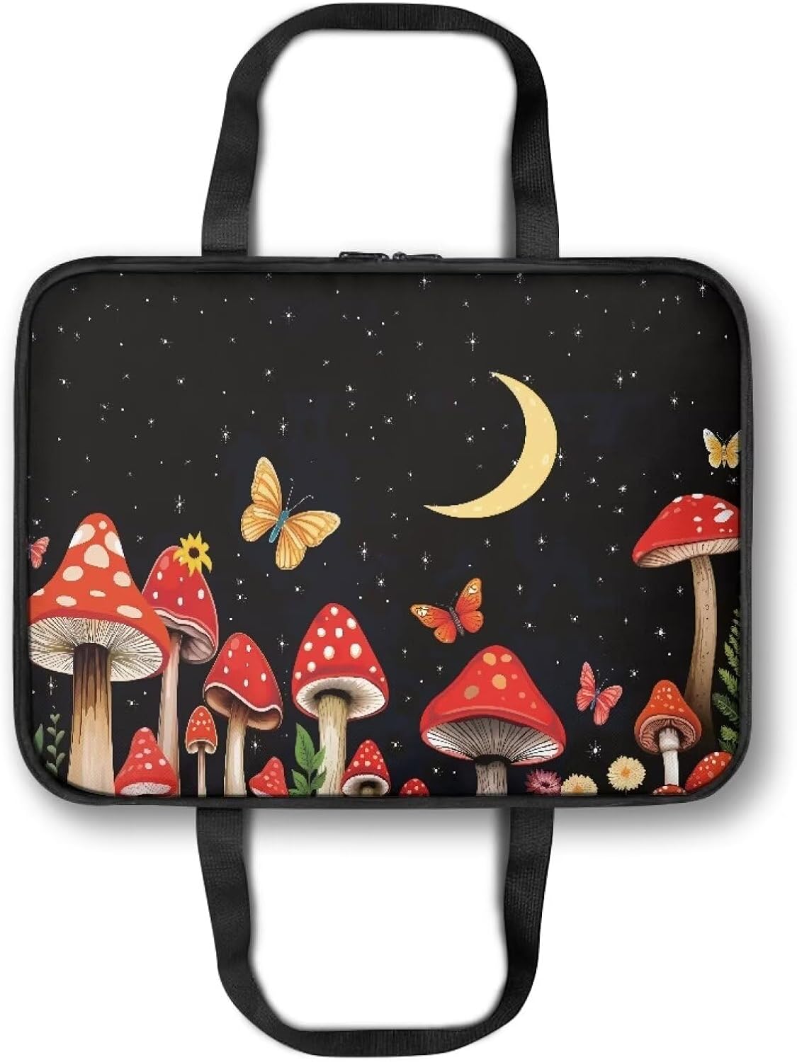 Red Mushroom Insulated Casserole Carriers Reusable Food Carrier for Hot or Cold Food Lasagna Holder Tote Portable Food Warmer for Parties Travel Potluck