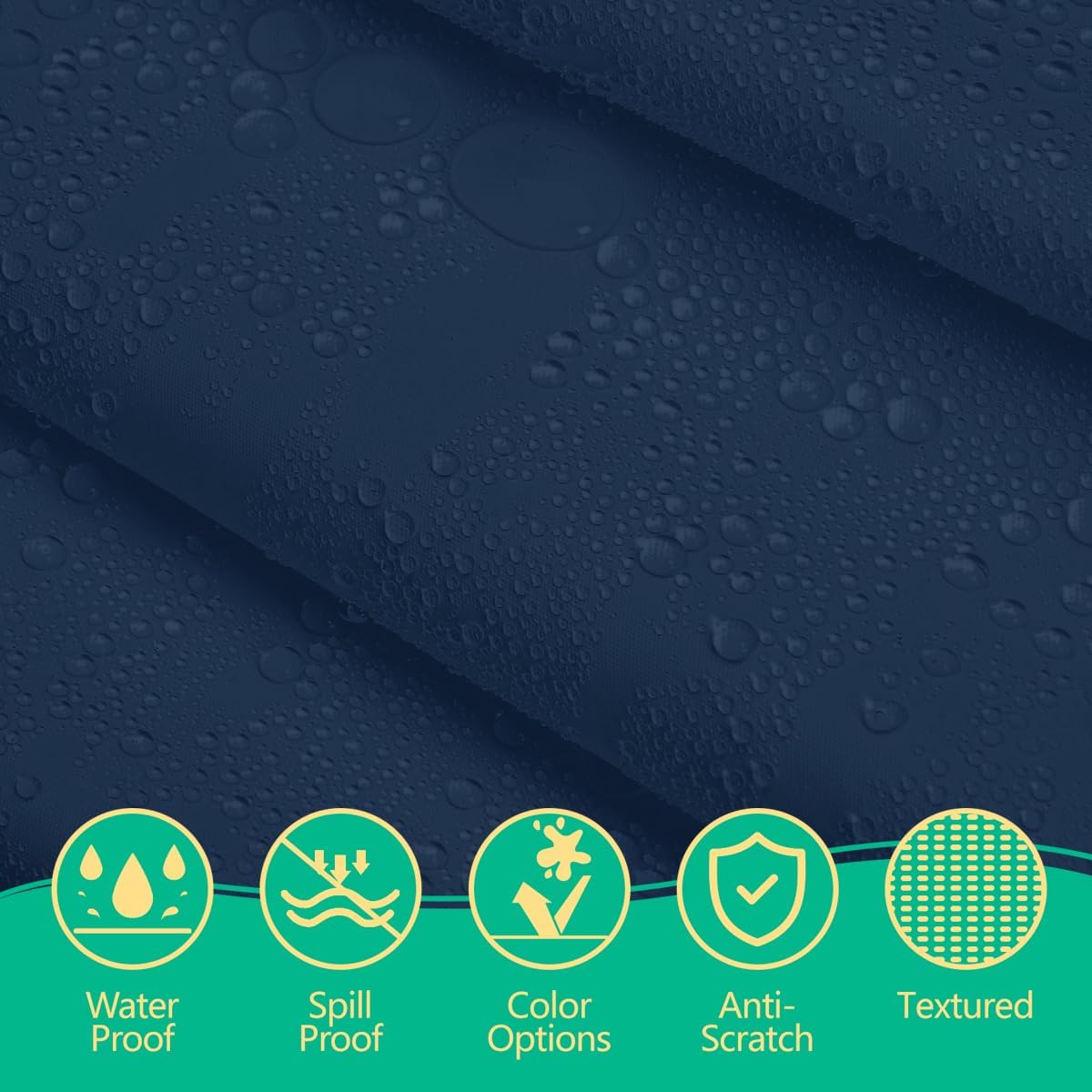 Disposable Black Plastic Tablecloth 54x108 Inch, 10-Count Waterproof Rectangle Table Cover for Events, Catering