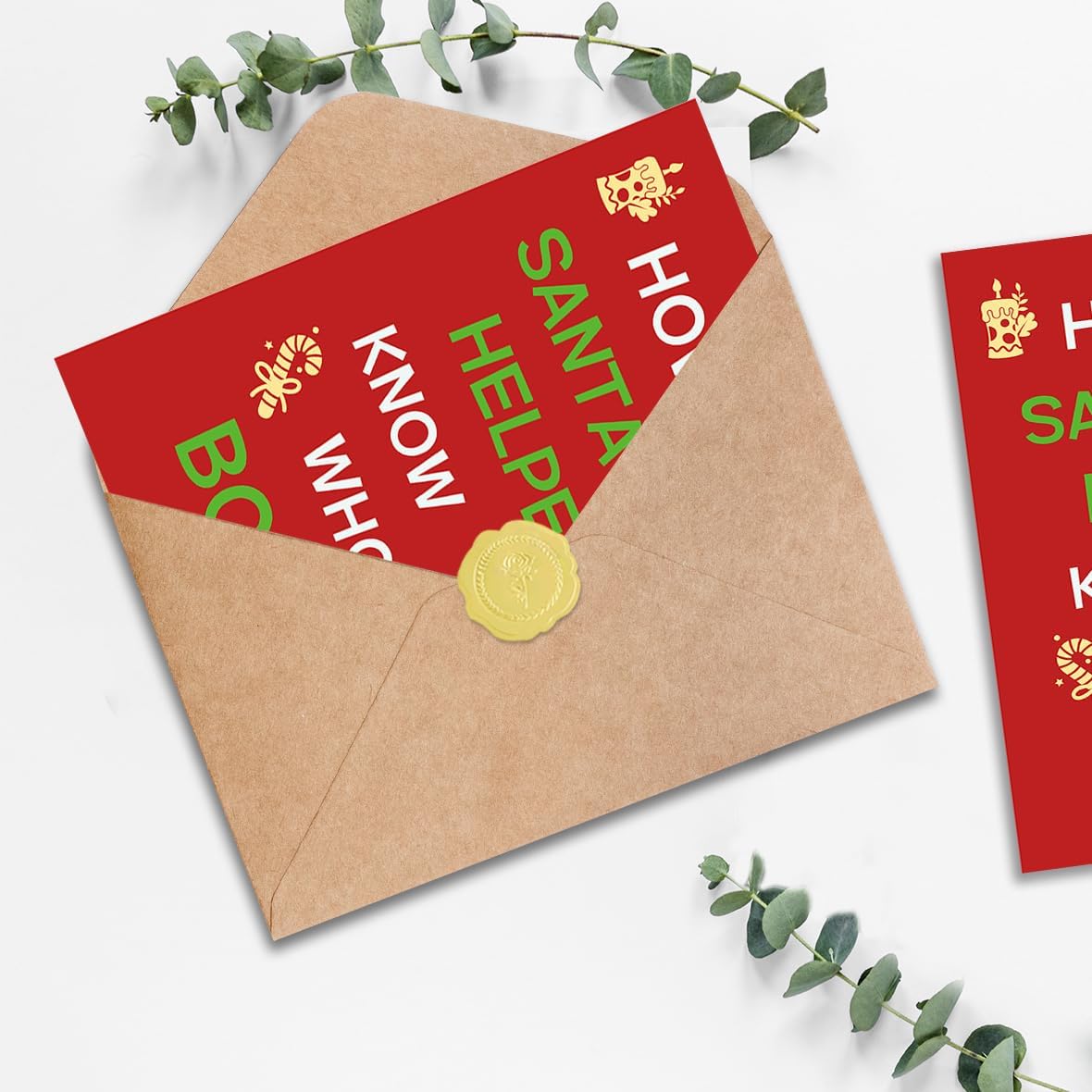 Funny Boss Christmas Card Gift for Women Men, Christmas Thank You Card for Boss