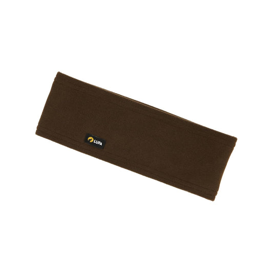 Lupa Handmade Unisex Triple-Layer Micro Fleece Headband - Headband Ear Warmer - Ear Warmers for Women & Men - Ears Cover (Chocolate)