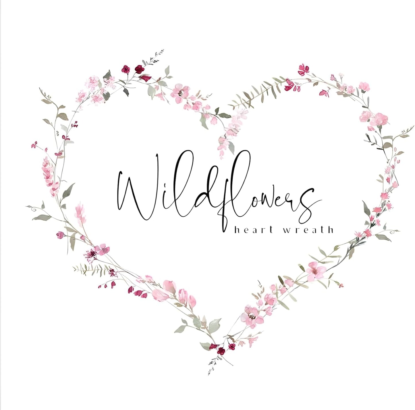 Custom Stickers for Weddings, Birthdays & Businesses - Personalized Labels with Your Logo - Waterproof, Fade and Heat Resistant - Pack of 100-1000 (Wreath I, 3 Inch)