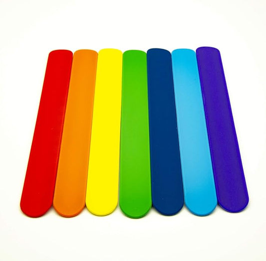 Colored Silicone Rubber Slap Bracelets Wristbands for Kid's Toys,Party Favors,Kindergarten Playing fun;Wrapping Paper Silicone Slap Band,Holiday Flip Wraps,Rolls Holder,Stocking Organizers,Distinguishing Bundle for Fabics,Cloths,Canvas,Cables in Office...
