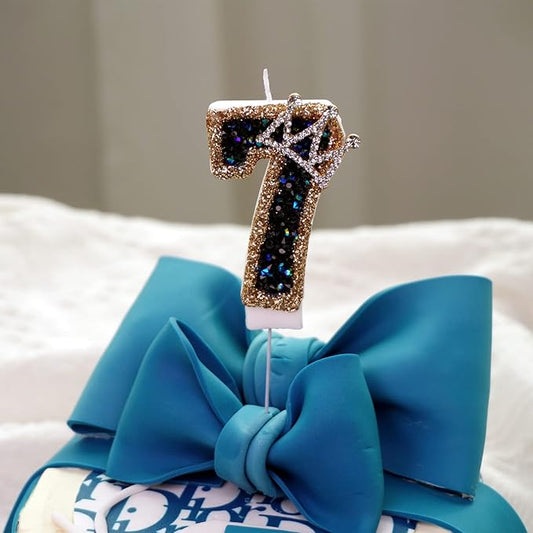 Saododku Birthday Candles for Cake, 0123456789 Number Candles for Birthday Cakes with Sparklers, 3.15" Large Cake Candles for Baby Girl/Boy Birthday, or Wedding Party Decorations