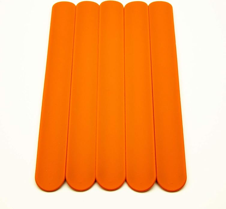 Colored Silicone Rubber Slap Bracelets Wristbands for Kid's Toys,Party Favors,Kindergarten Playing fun;Wrapping Paper Silicone Slap Band,Holiday Flip Wraps,Rolls Holder,Stocking Organizers,Distinguishing Bundle for Fabics,Cloths,Canvas,Cables in Office...