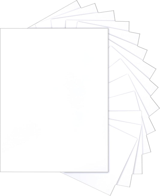 40 Sheets White Cardstock 8.5 x 11 Printer Paper, 75lb Heavyweight Paper White Card Stock for DIY Card Making, Greeting Cards, Business Cards, Wedding Invitations, Certificates, Menus