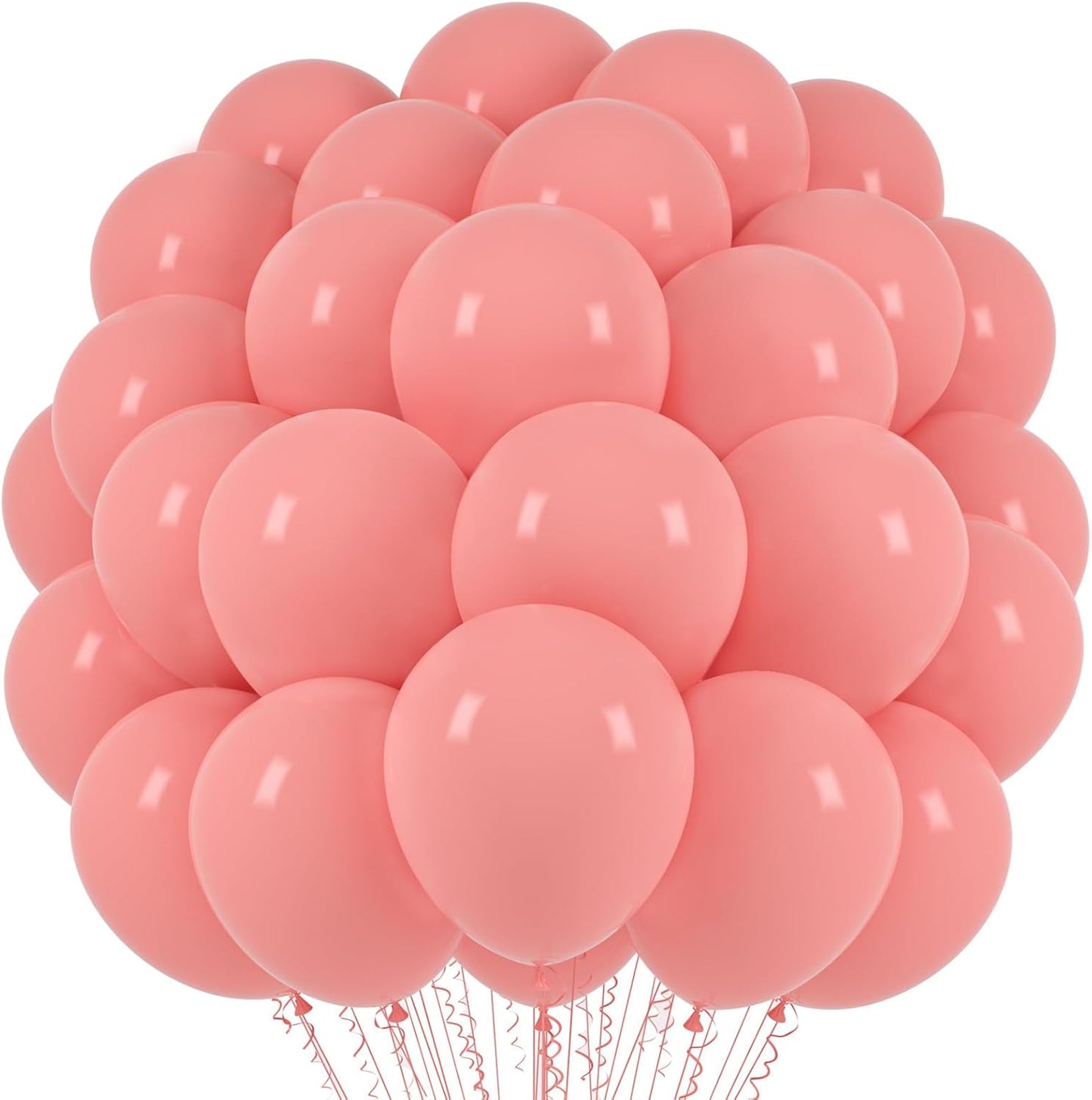 Retro Pink Balloons, 66pack 12inch Blush Pink Balloons Latex Party Balloons for Birthday Baby Shower Valentine's Day Graduation Wedding Gender Reveal Anniversary New Year Party Decorations