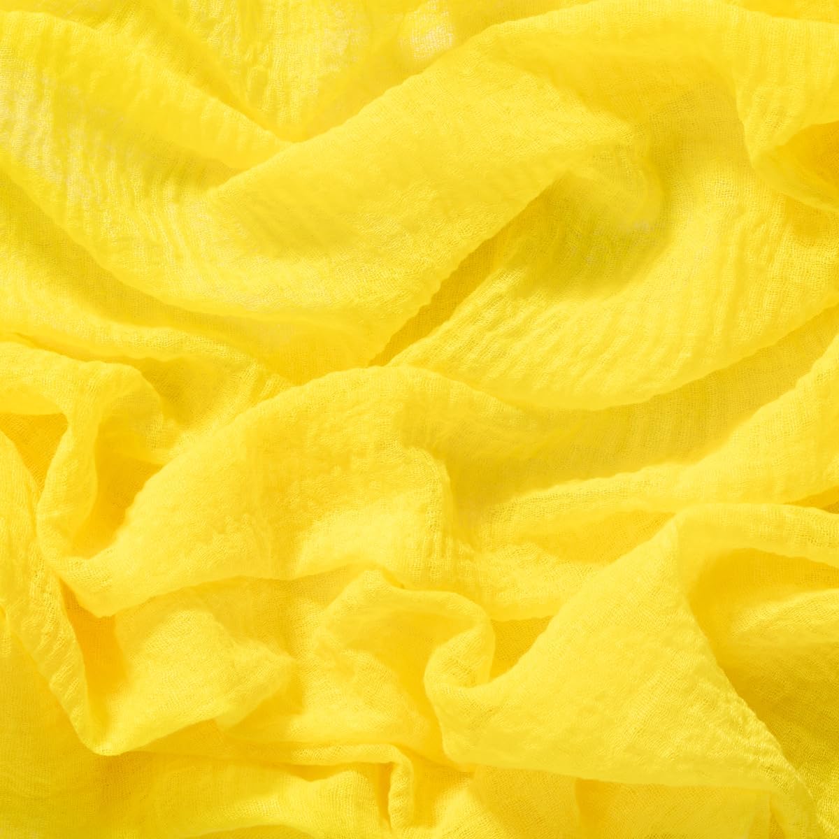 Socomi 3pcs Yellow Cheesecloth Table Runner Fall Thanksgiving Gauze 120 Inch Rustic Boho Cheese Cloth Runner for Wedding Party Baby Bridal Shower Centerpiece Decoration Holiday Home Decorations