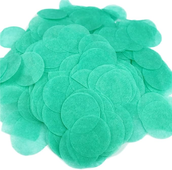 Tissue Paper Confetti 5000 Pieces Mint Round Confetti 1 inch Paper Circle Confetti Dots for Table Wedding Birthday Party Decoration