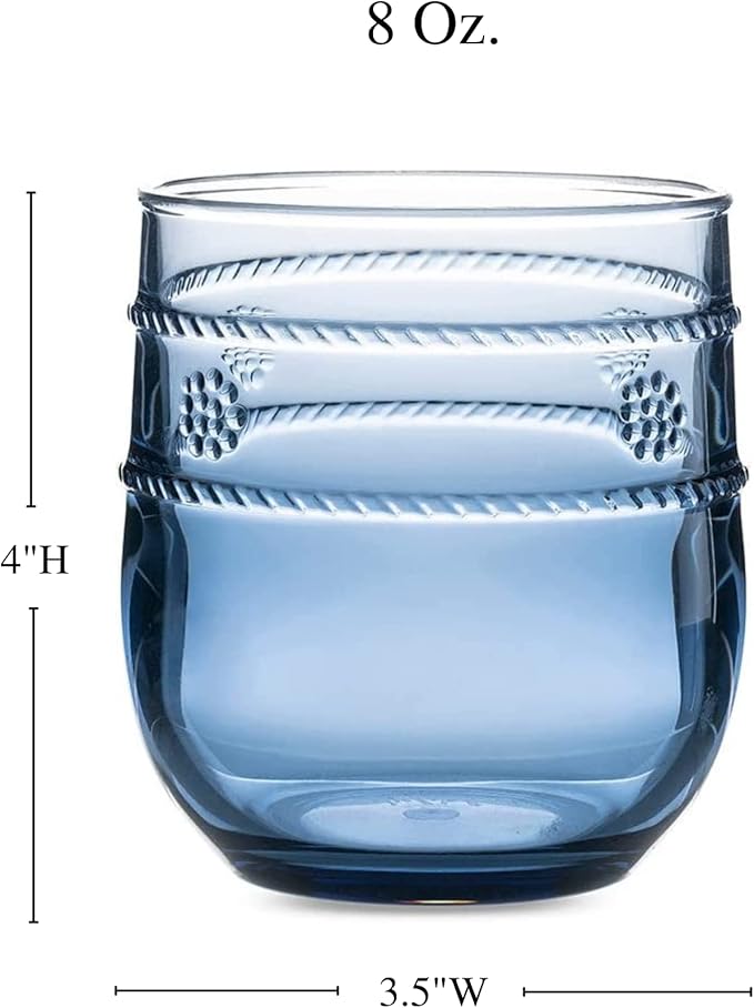 Juliska Isabella Acrylic Small Tumbler - Blue