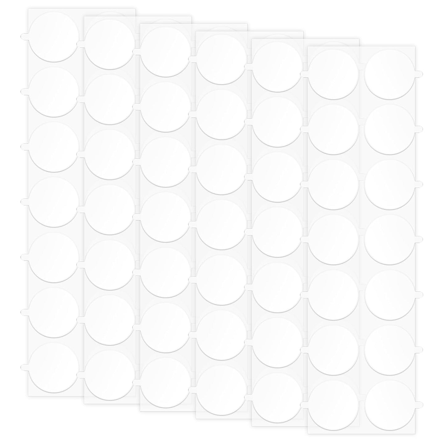84 Pcs Nano Tape Rounds | 1.18" Diameter Circle Dots with Pull Tabs for Common Hooks, Crafts, Whiteboards Double Sided Tape Mounting Putty Poster Decoration Picture Hanging Crafting Party