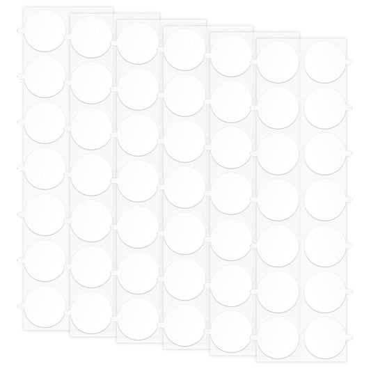 84 Pcs Nano Tape Rounds | 1.18" Diameter Circle Dots with Pull Tabs for Common Hooks, Crafts, Whiteboards Double Sided Tape Mounting Putty Poster Decoration Picture Hanging Crafting Party
