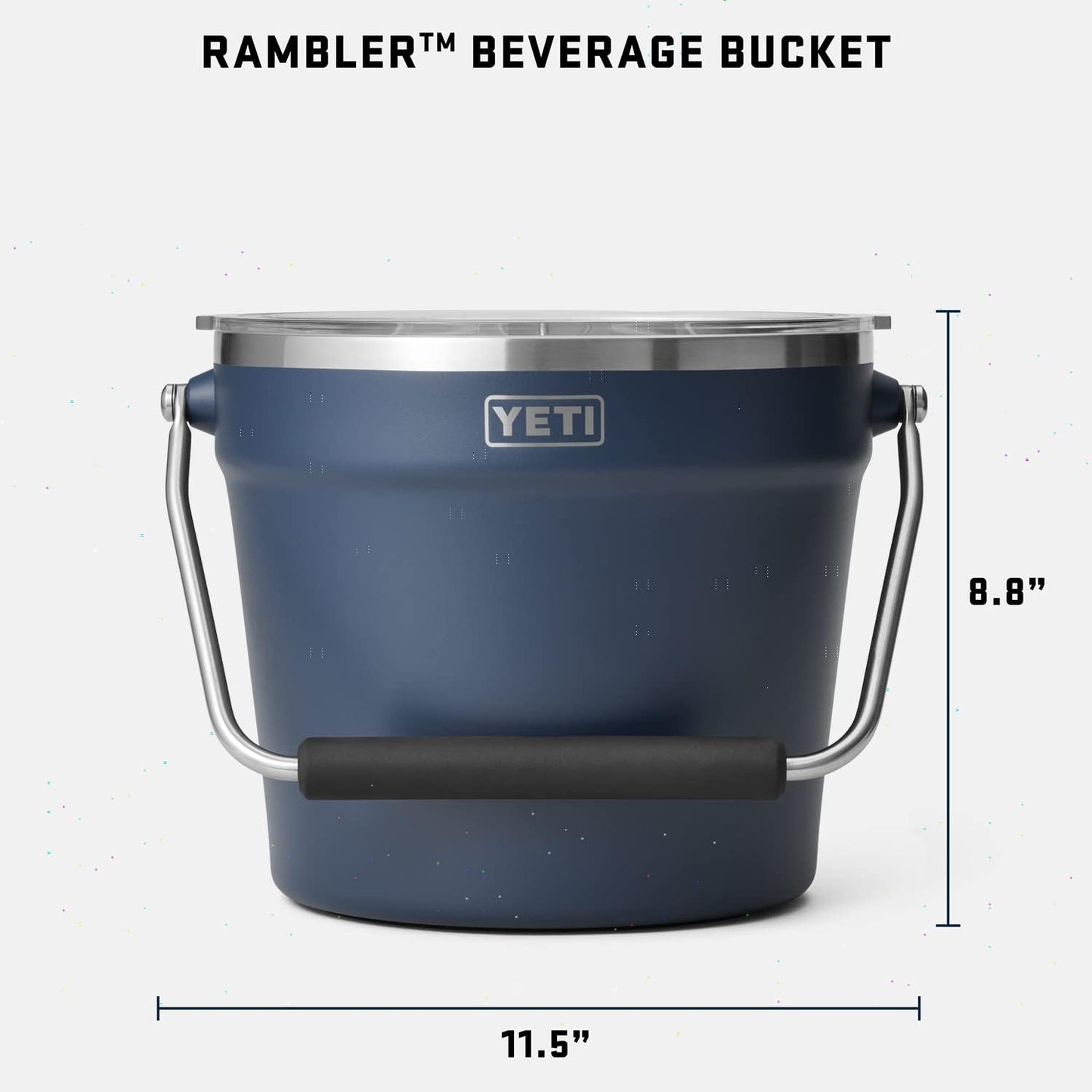 YETI Beverage/Ice Bucket, Holds 6 Longnecks or 3 Bottles of Wine