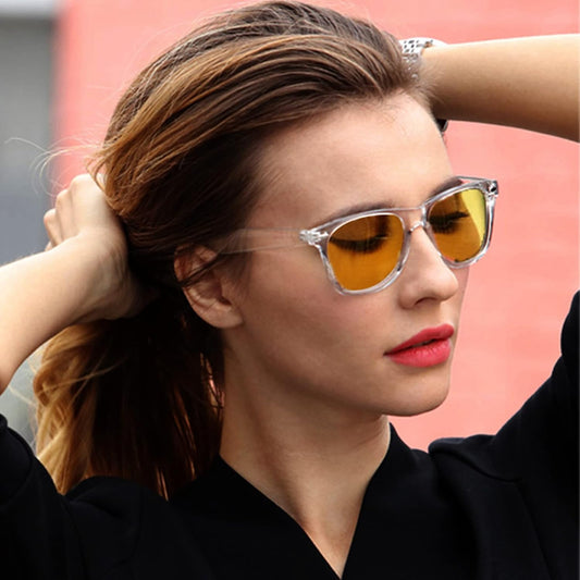 SUNOVELTIES 12/24 Pack Neon Party Sunglasses Mirrored/Jelly Lens Bulk Glasses Horn Rimmed Eyewear for Men Women