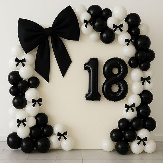 50 Number Balloons, Foil 40 Inch Black 50th Birthday Party Decoration for Men & Women, Big Number Balloons Party Supplies for Engagement Wedding Anniversary
