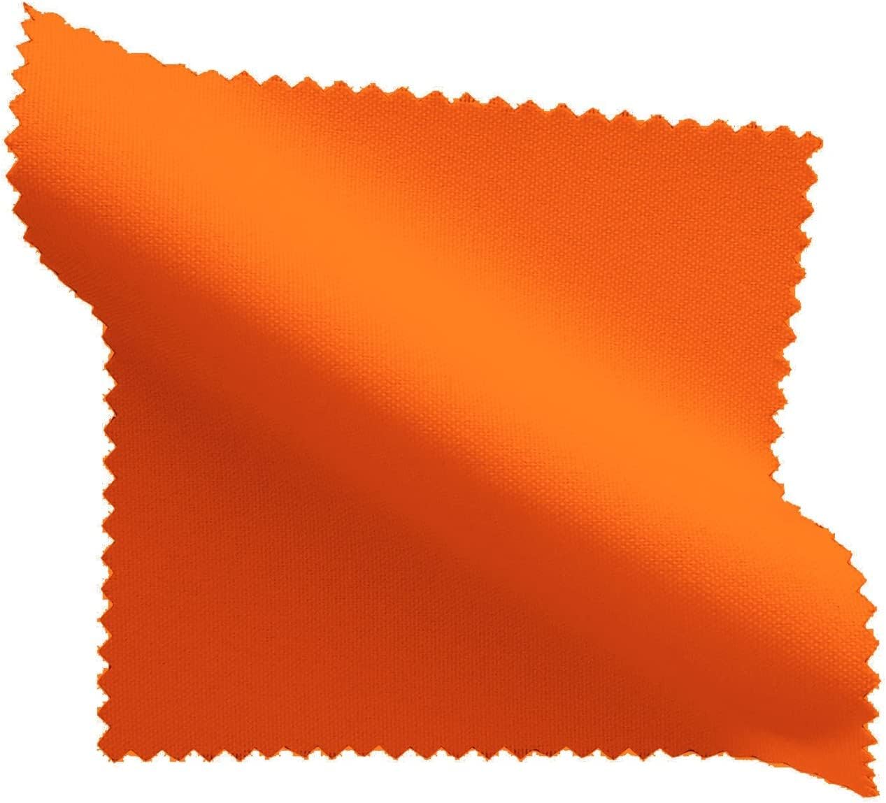 LA Linen 10-Pack Poly Poplin Napkin, Soft Cloth Napkins, Washable Reusable Napkins, Stain and Wrinkle Resistance Table Napkins for Dinner, Wedding, Parties, 18 by 18-Inch, Orange
