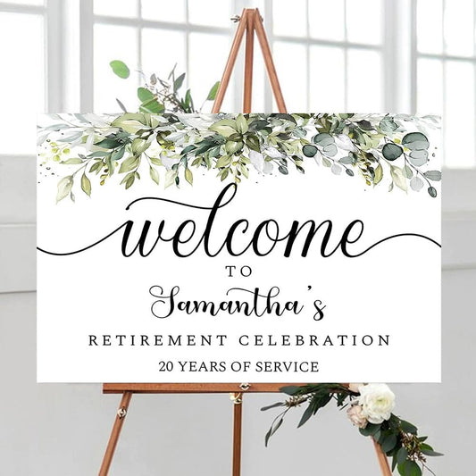 Personalized Retirement Yard Sign, Retirement Celebration Welcome Sign, Retirement Party Sign, Retirement Decorations, Retirement Outdoor Sign, Retirement Home Decor, Retirement Celebration Sign #4