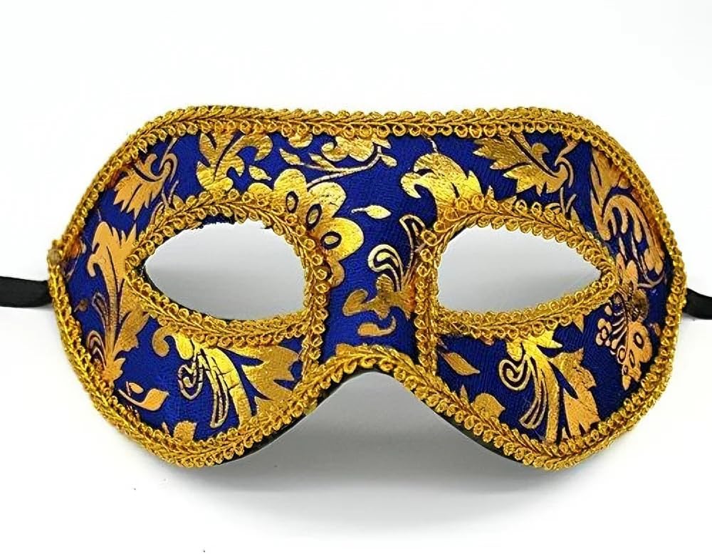 Masquerade Masks Set - Venetian Carnival Masks for Men & Women | Elegant Mardi Gras, Ball, Halloween Costume Masks