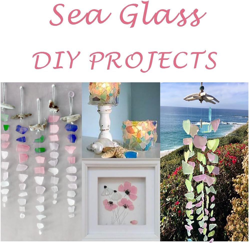 HappyFiller 15 OZ Frosted Pink Sea Glass Bulk Tumbled Seaglass Pieces for DIY Crafts,Beach Theme Party,Nautical Wedding Decorations,Aquarium Vase Fillers,Coastal Home Decor,0.5-1.5 inch