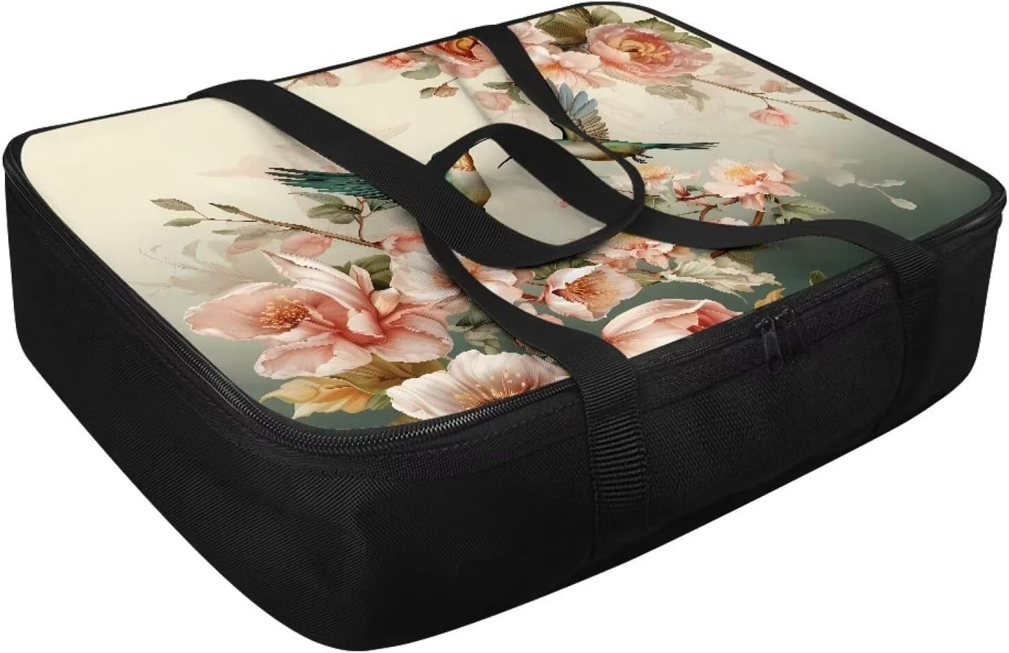 Hummingbird Insulated Casserole Carrier Travel Bag for Hot or Cold Food - Dish Carrying Case for Beach Parties, Picnic