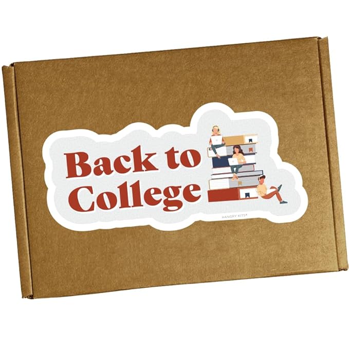 Hangry Kits Back to College Snack Box – 20-Piece Assorted Snack Care Package for Students – College Essentials for Dorm Life, Studying, Exams, or Gifts – Sweet & Savoury Variety Pack