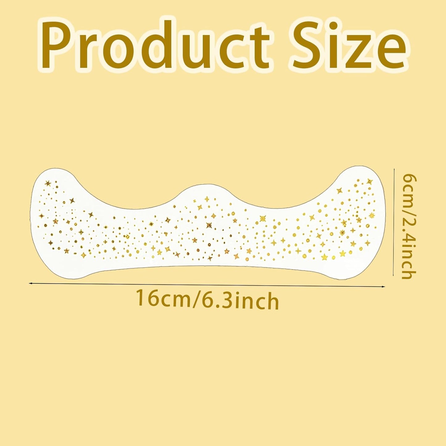 6Pcs Glitter Freckle Face Tattoo for Festival Makeup, Gold Star Waterproof Self Adhesive Spots Stickers, Sparkle Freckles Skin Decor Body Tattoos for Parties(Gold)